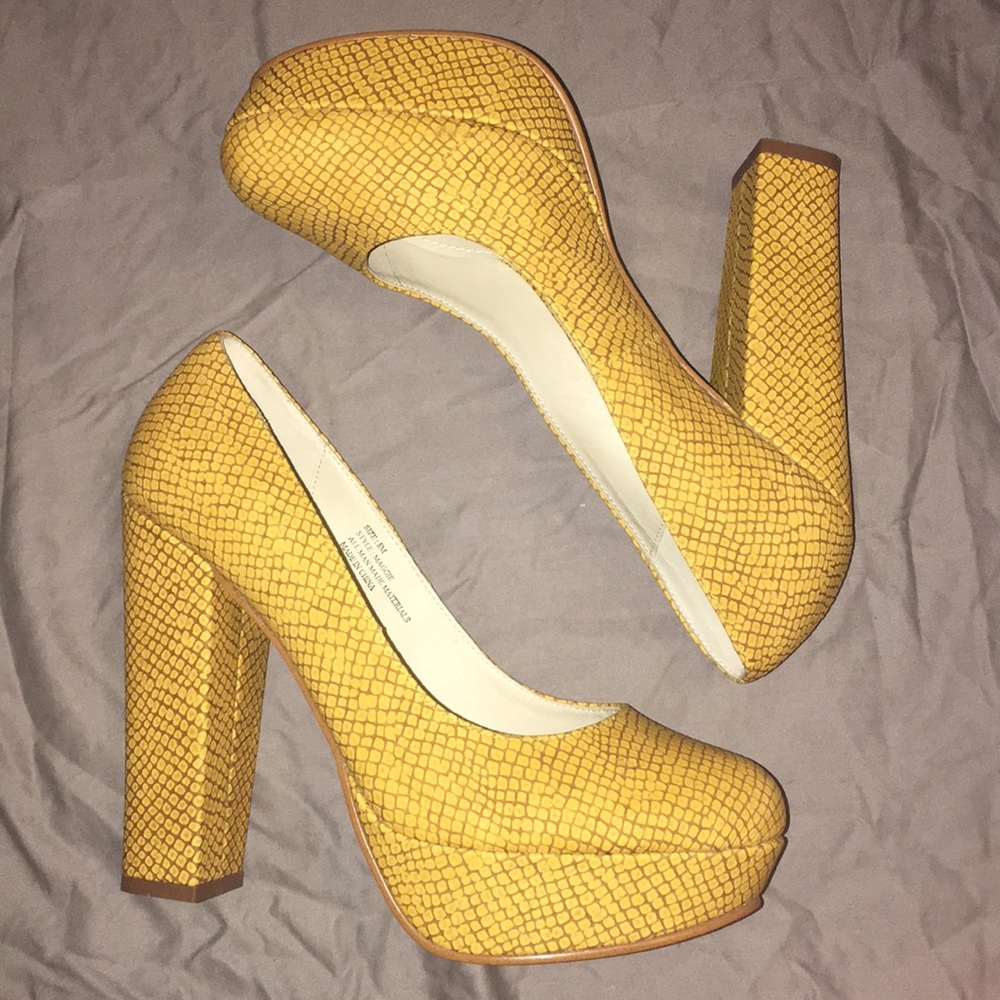 Mustard Marco Santi Heels